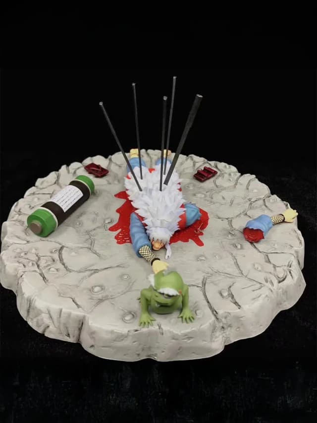 Jiraya’s Last Stand Collectible Diorama – Naruto Shippuden Death Scene Figure