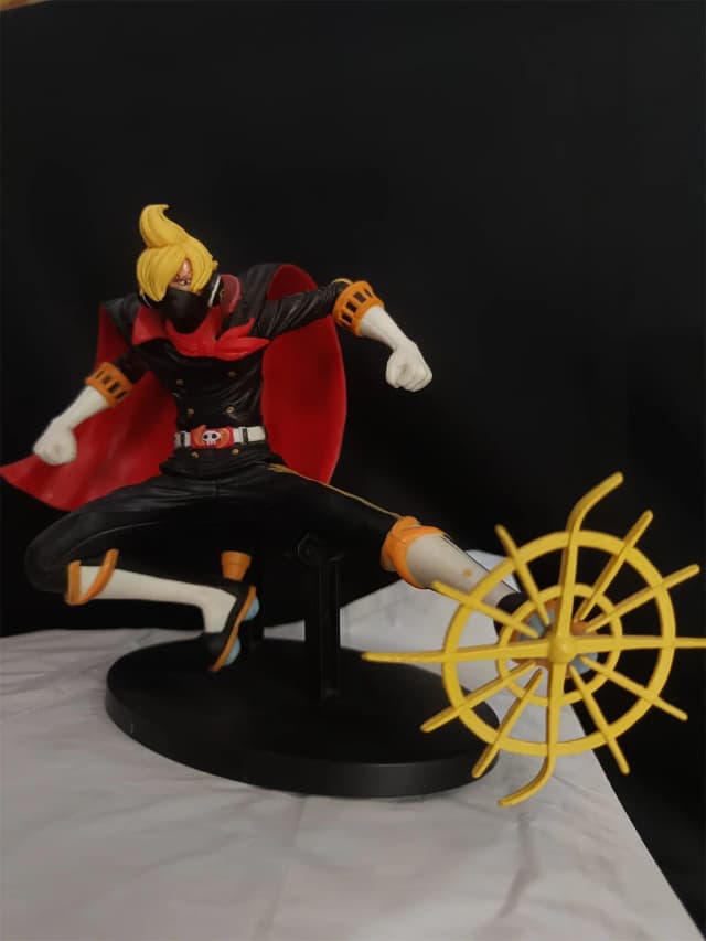 Stealth Black Sanji Action Figure – Germa 66 Raid Suit Edition (One Piece)